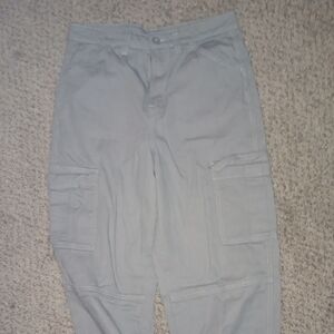 H&M Men's Light Gray Cargo Pants